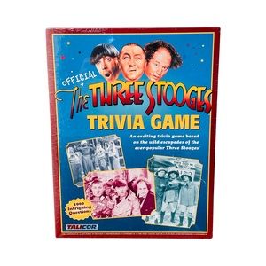Vintage 3 Three Stooges Trivia Game by Talicor 2000  SEALED NEW Retired